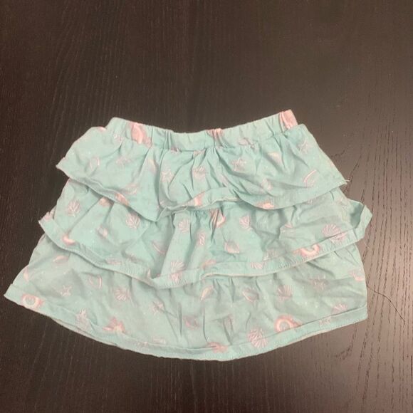 Seashell Patterned Layered Skort - Picture 4 of 4